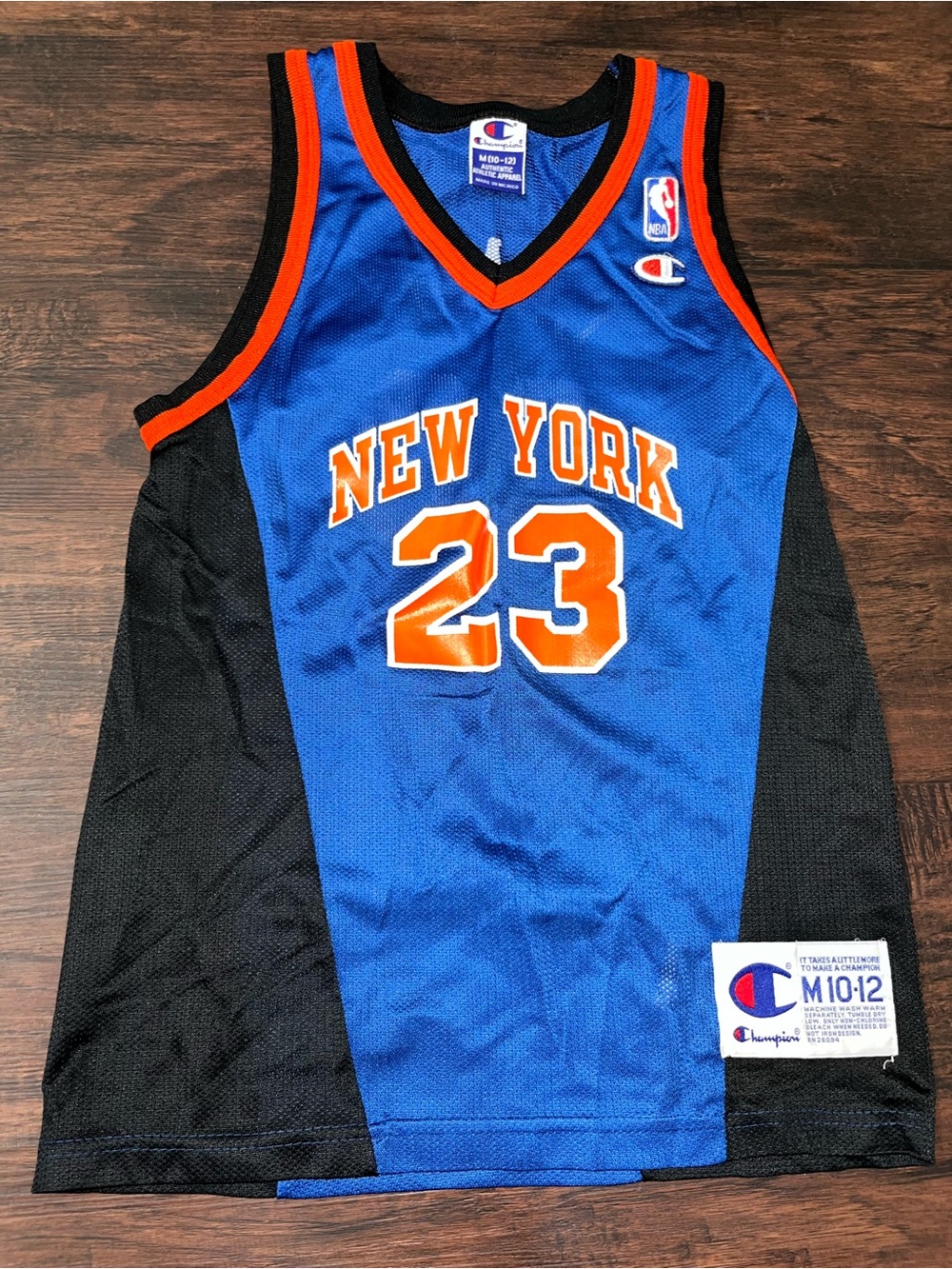 New York Knicks Camby 23 Champion Jersey Youth Medium 10-12